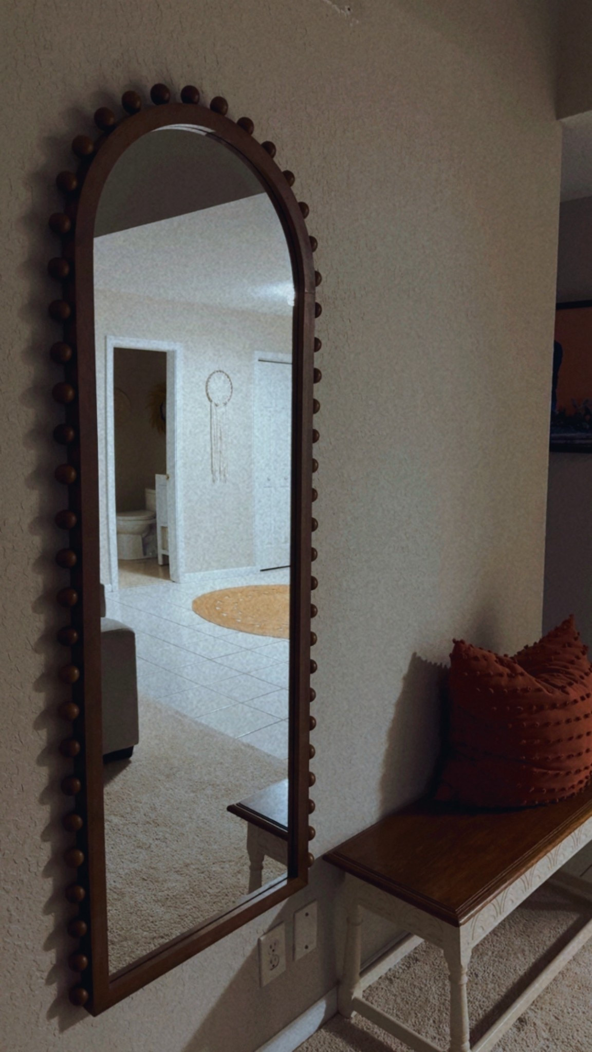 I snagged this mirror at Target but they only had a few left - and you can’t get it shipped. It is a whole vibe!! But i found one very similar. 

#LTKootd #LTKSaleAlert #LTKHome