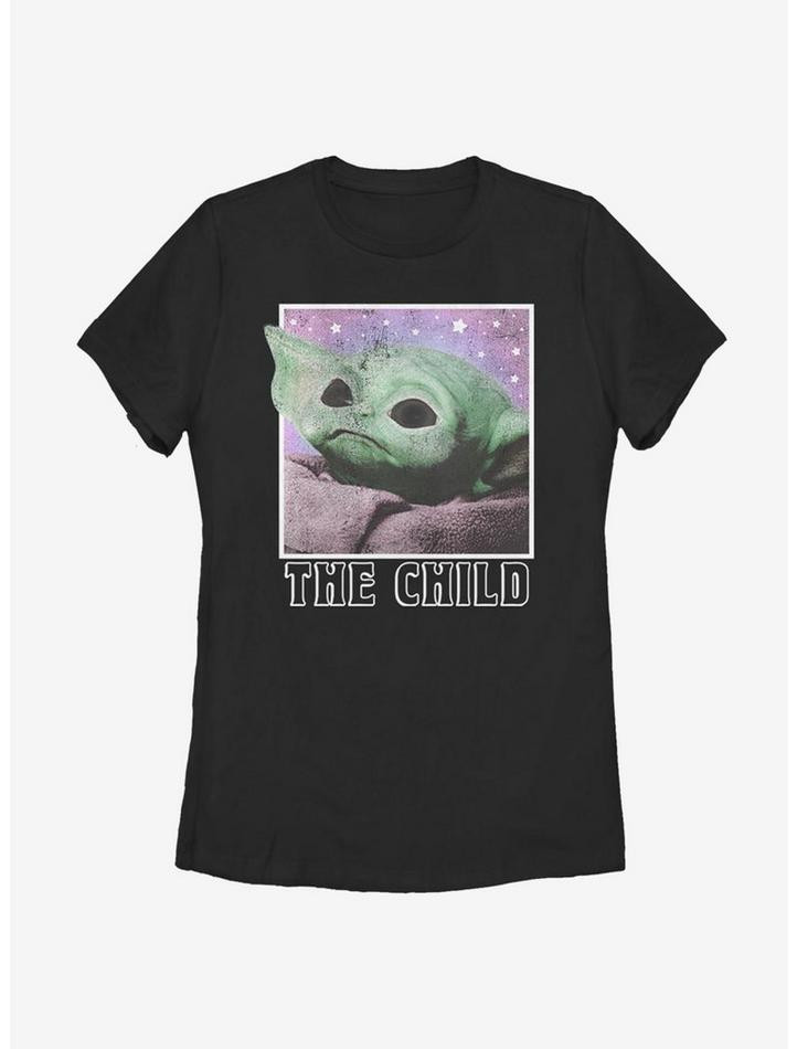 Star Wars The Mandalorian The Child Cosmic Womens T-Shirt | BoxLunch