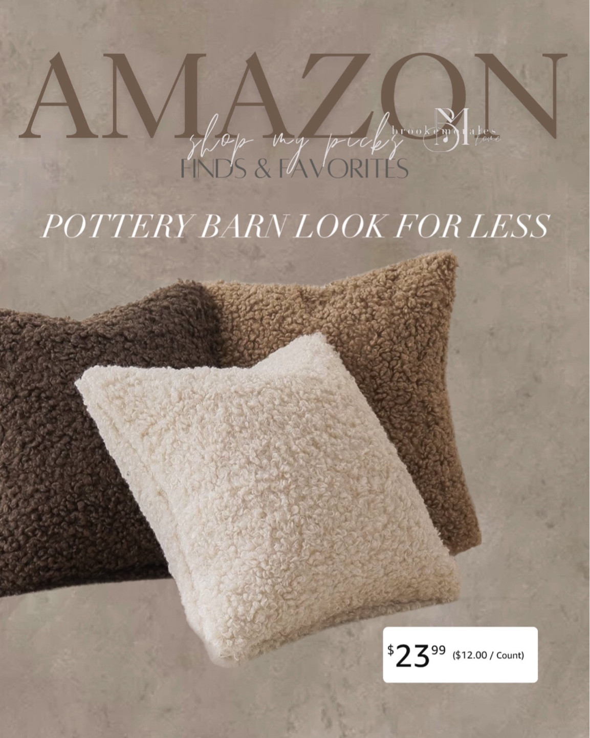 Pottery Barn look for less pillows! 
