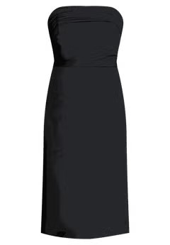 Pleated Bodice Bow Detail Dress | Eloquii