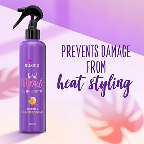 Aussie Total Miracle Heat Protecting Spray 8.5 Ounce (252ml) | Amazon (US)