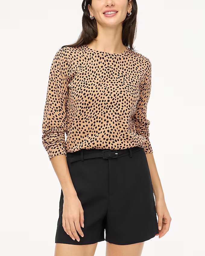 Cheetah Teddie sweater | J.Crew Factory