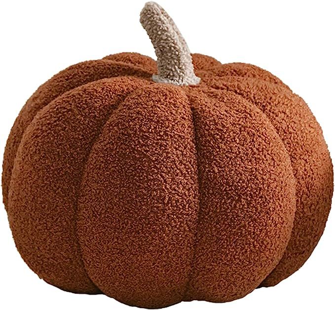 Amazon.com: Maxpetus 3D Simulated Pumpkin Pillow Plush Pillow Sofa Cushion (13inch, Brown) : Home... | Amazon (US)