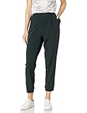Daily Ritual Women's Standard Fluid Stretch Woven Twill Jogger Pant with Ribbed Cuff | Amazon (US)