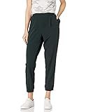 Daily Ritual Women's Standard Fluid Stretch Woven Twill Jogger Pant with Ribbed Cuff | Amazon (US)