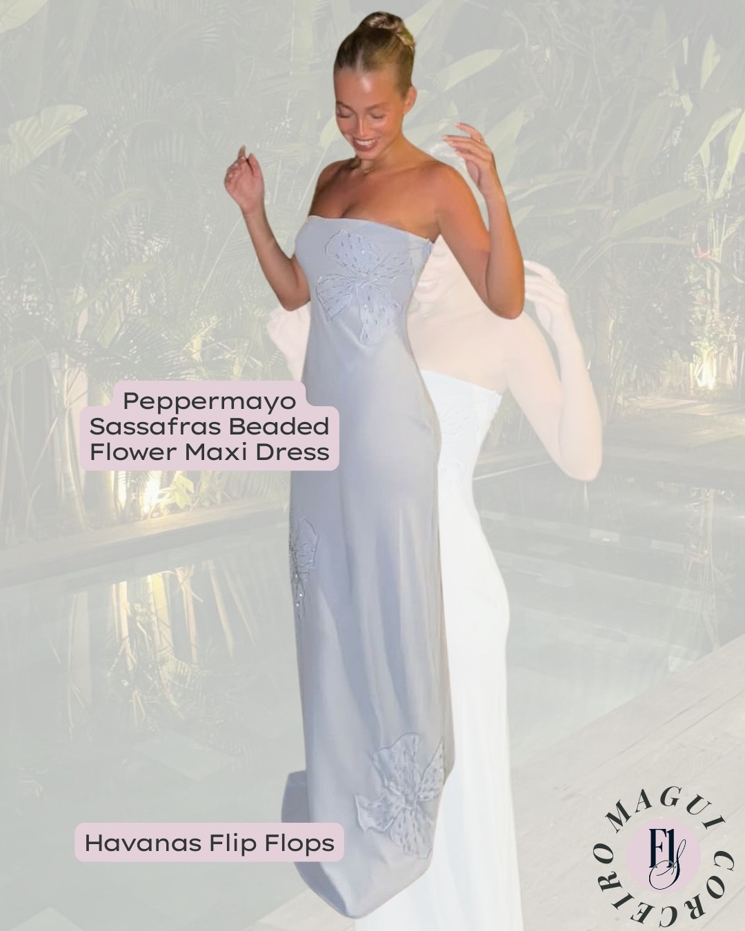 Magui Corceiro is living out the ultimate holiday mood in a breezy Peppermayo dress. 

#MaguiCorceiro #Peppermayo #F1Styled #BaliVacation #F1WAGStyle #WAGStyle #f1wag #f1wagfashion #landonorris #LTKstyle #HolidayWardrobe #IslandStyle #VacationLook