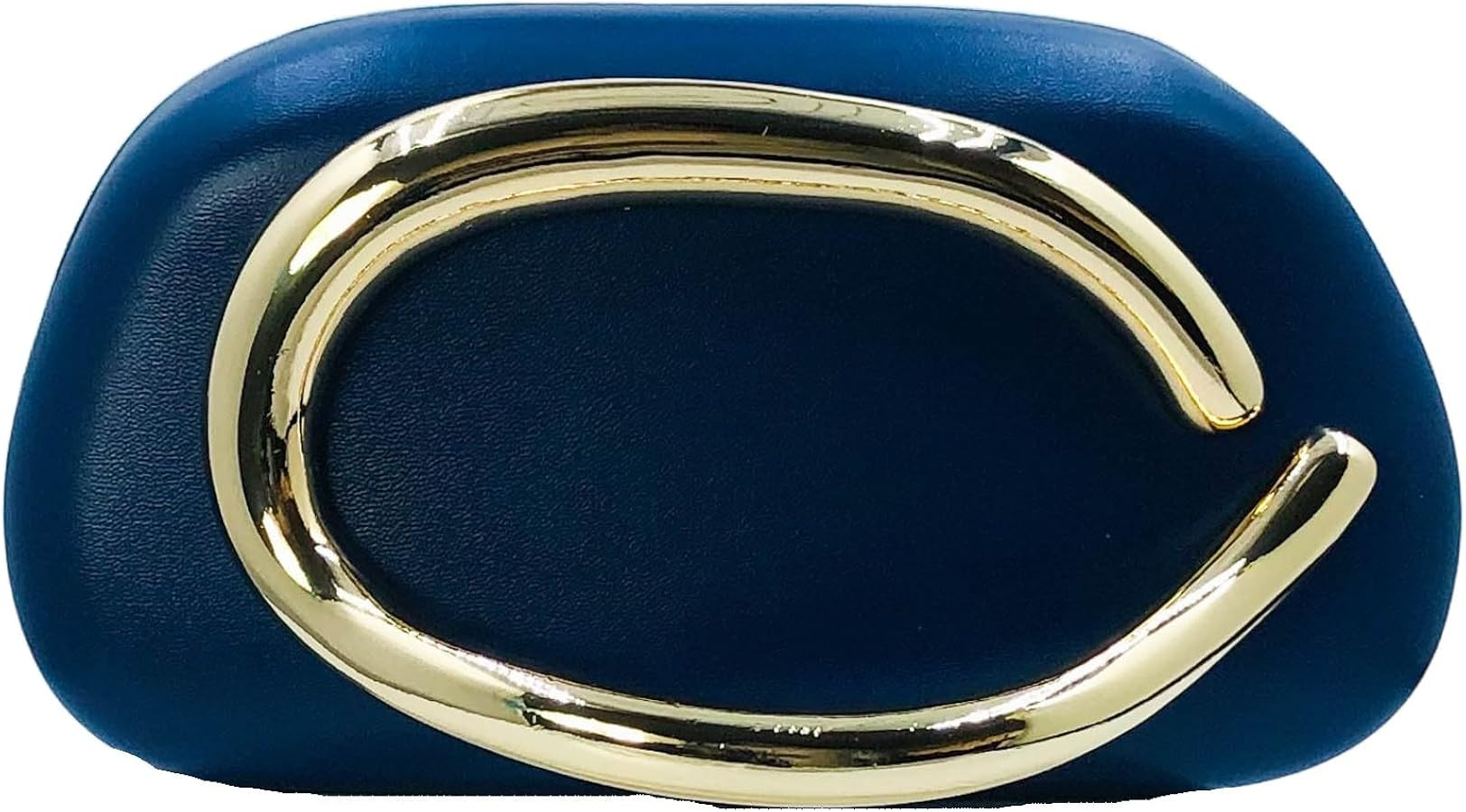 Boutique De FGG PU Leather Metal Clutches Women Formal Clutch Evening Bag Party Chain Shoulder Ha... | Amazon (US)