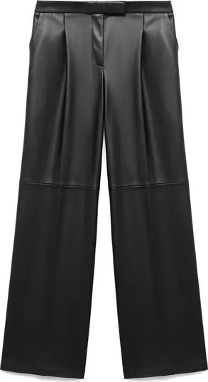 Wide Leg Faux Leather Pants | Nordstrom