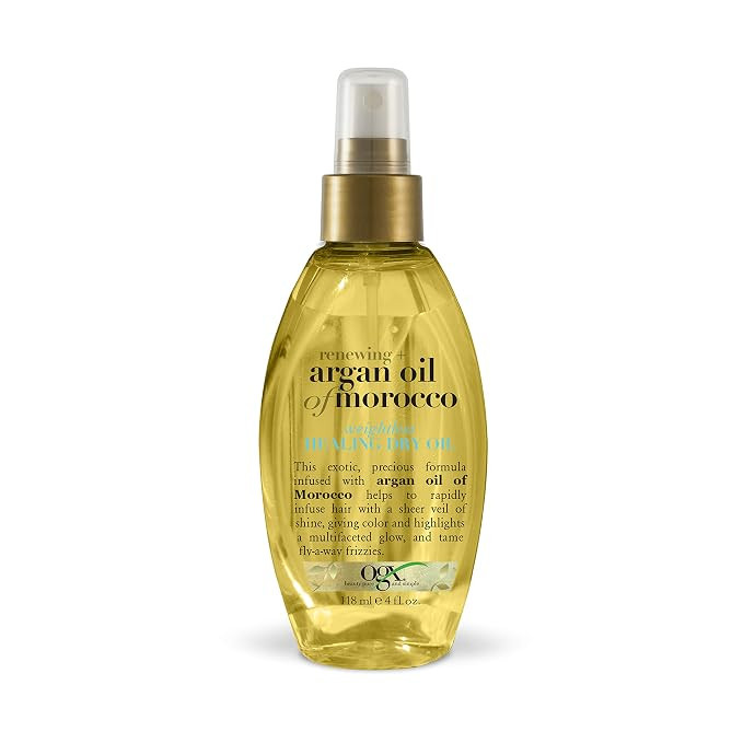 OGX Renewing + Argan Oil of Morocco Weightless Healing Dry Oil Spray, Lightweight Hair Oil Mist f... | Amazon (US)