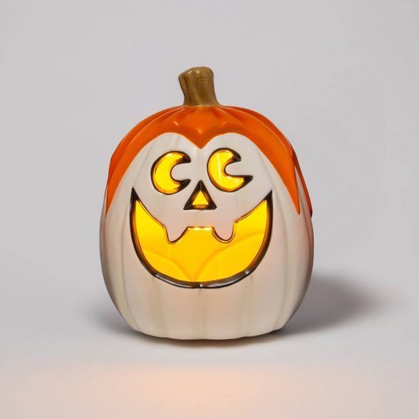 Lit Vampire Pumpkin Halloween Decorative Prop - Hyde & EEK! Boutique™ | Target