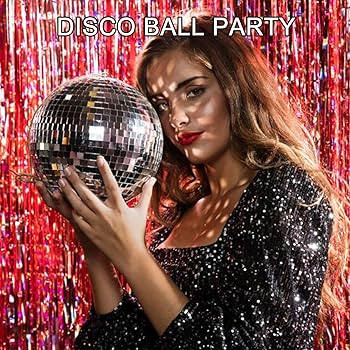 Alytimes Mirror Disco Ball - 8-Inch Cool and Fun Silver Hanging Party Disco Ball –Big Party Dec... | Amazon (US)