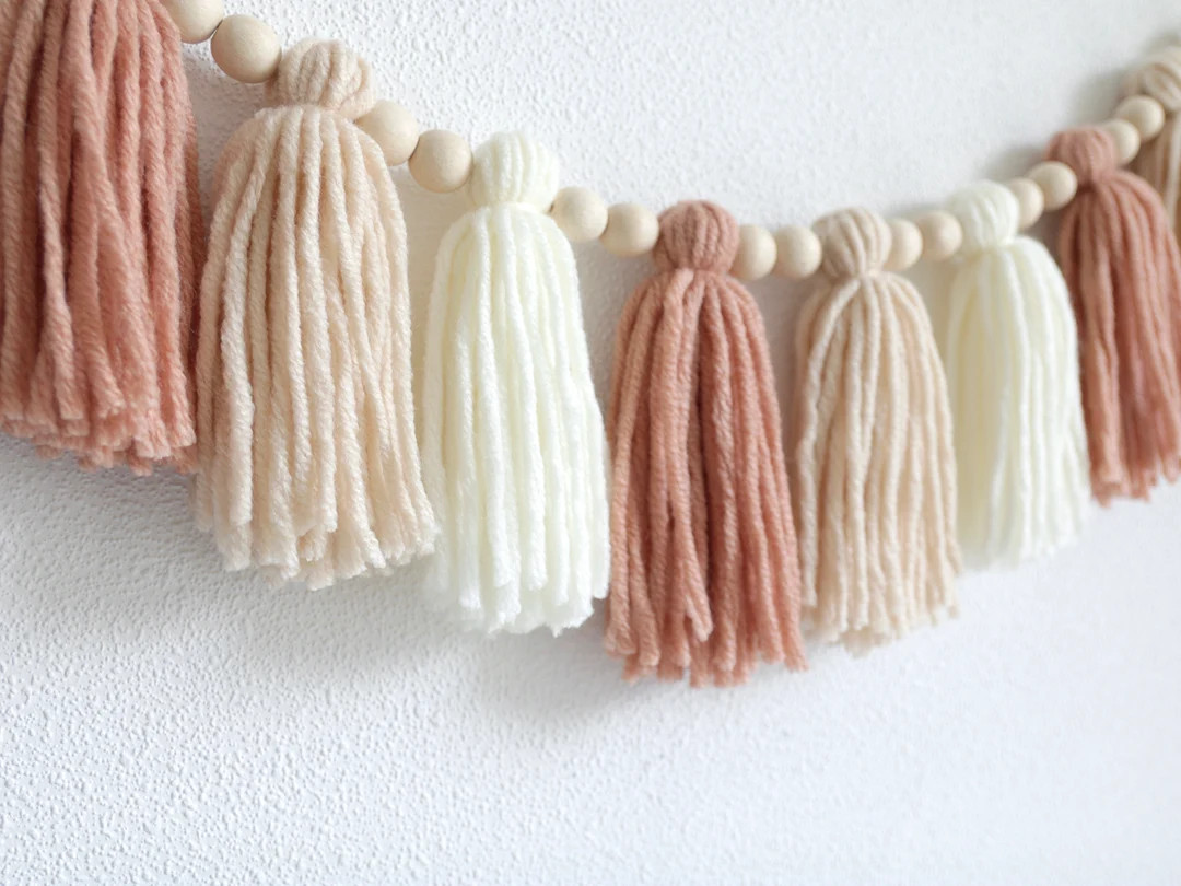 Boho Pastel Garland Birthday Party Decor Cake Smash Photo - Etsy | Etsy (US)