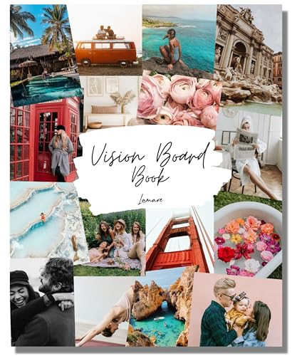 Lamare Vision Board Book - 800+ New and Improved Vision Board Pictures and Quotes for Vision Board Kit, Visualize, Inspire and Create Life Goals, Magazine for Vision Board Clip Art and Collage Book | Amazon (US)