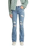 Levi's Women's 725 High Rise Bootcut Jeans (Also Available in Plus), Light Indigo Destructed, 30 Regular | Amazon (US)