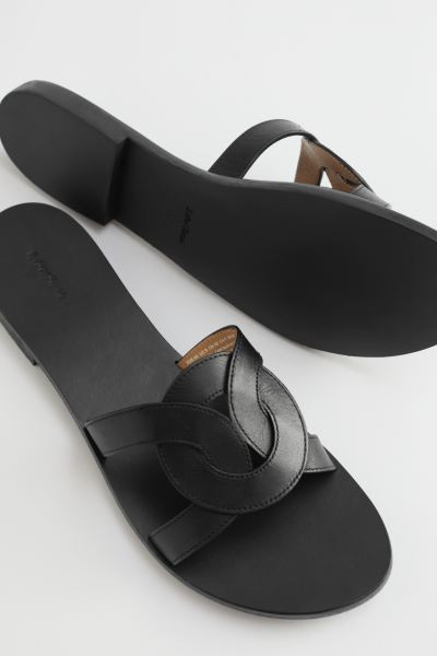 Woven Leather Sandals | H&M (UK, MY, IN, SG, PH, TW, HK)
