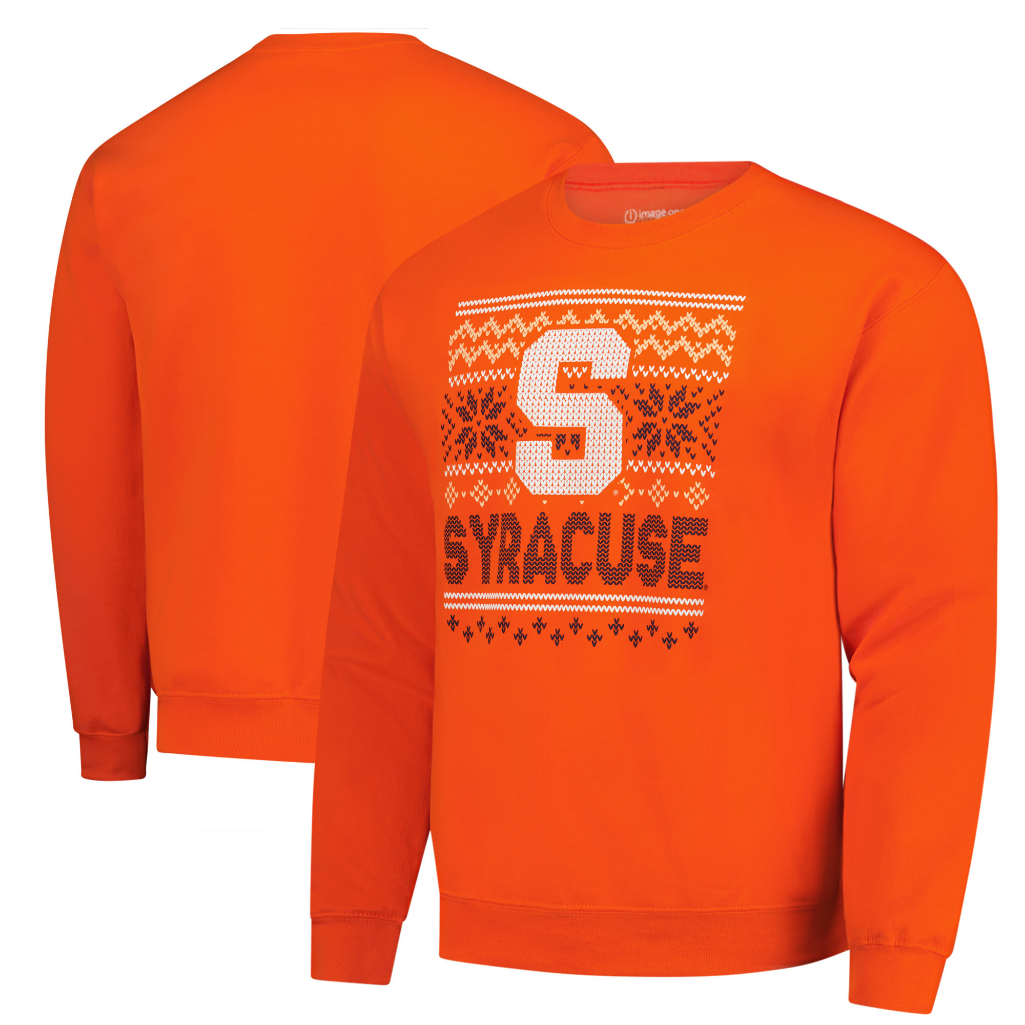 Men's Orange Syracuse Orange Holiday Fleece Sweatshirt | Fanatics