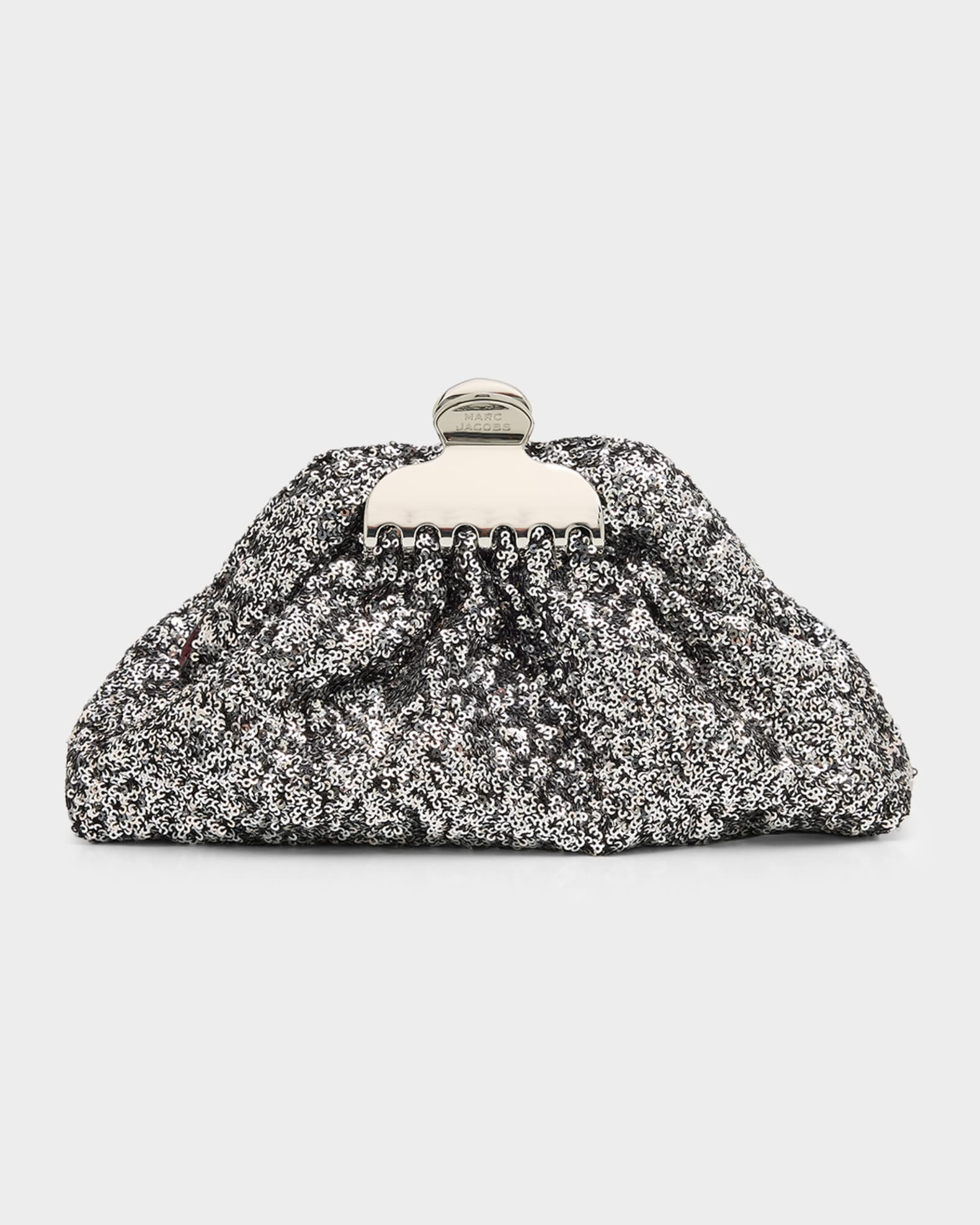 Marc Jacobs The Sequin Glam Small Clutch Bag | Neiman Marcus