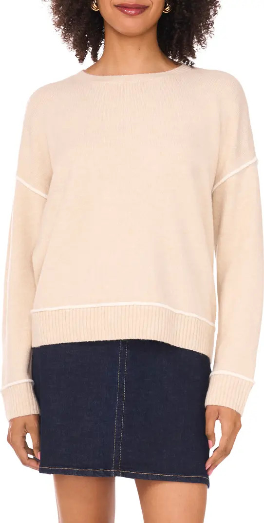 Vince Camuto Contrast Sweater | Nordstrom | Nordstrom