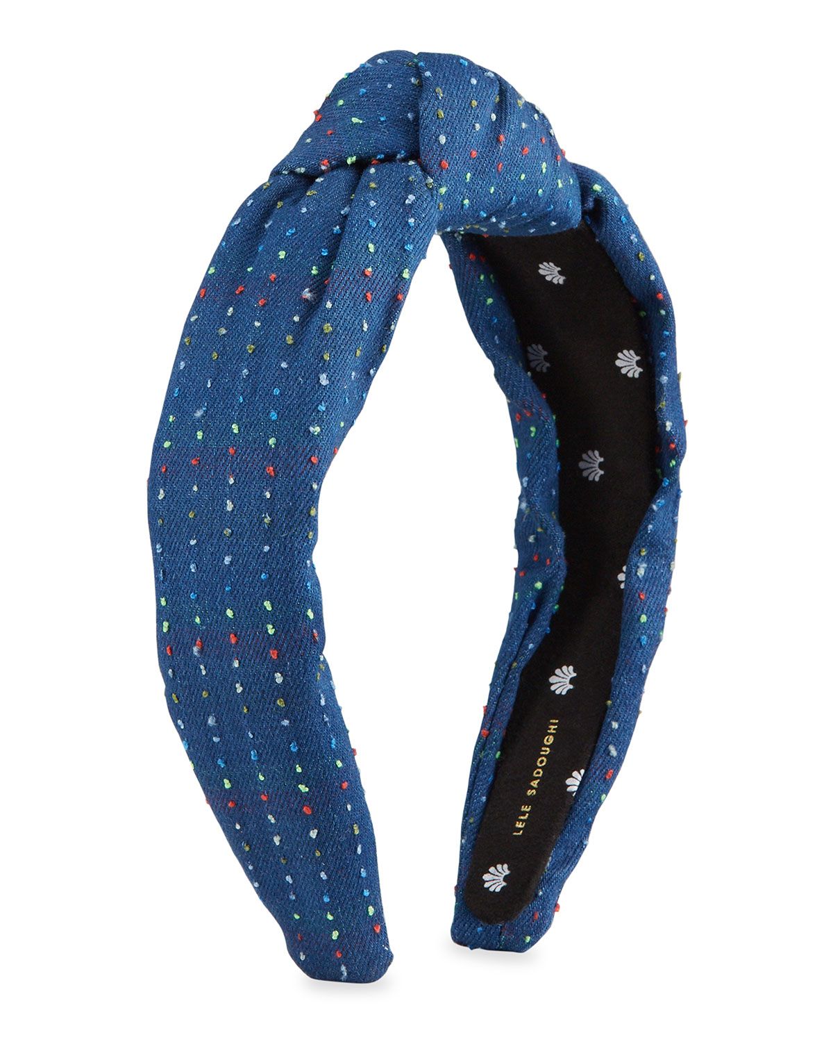 Rainbow Denim Knotted Headband | Bergdorf Goodman