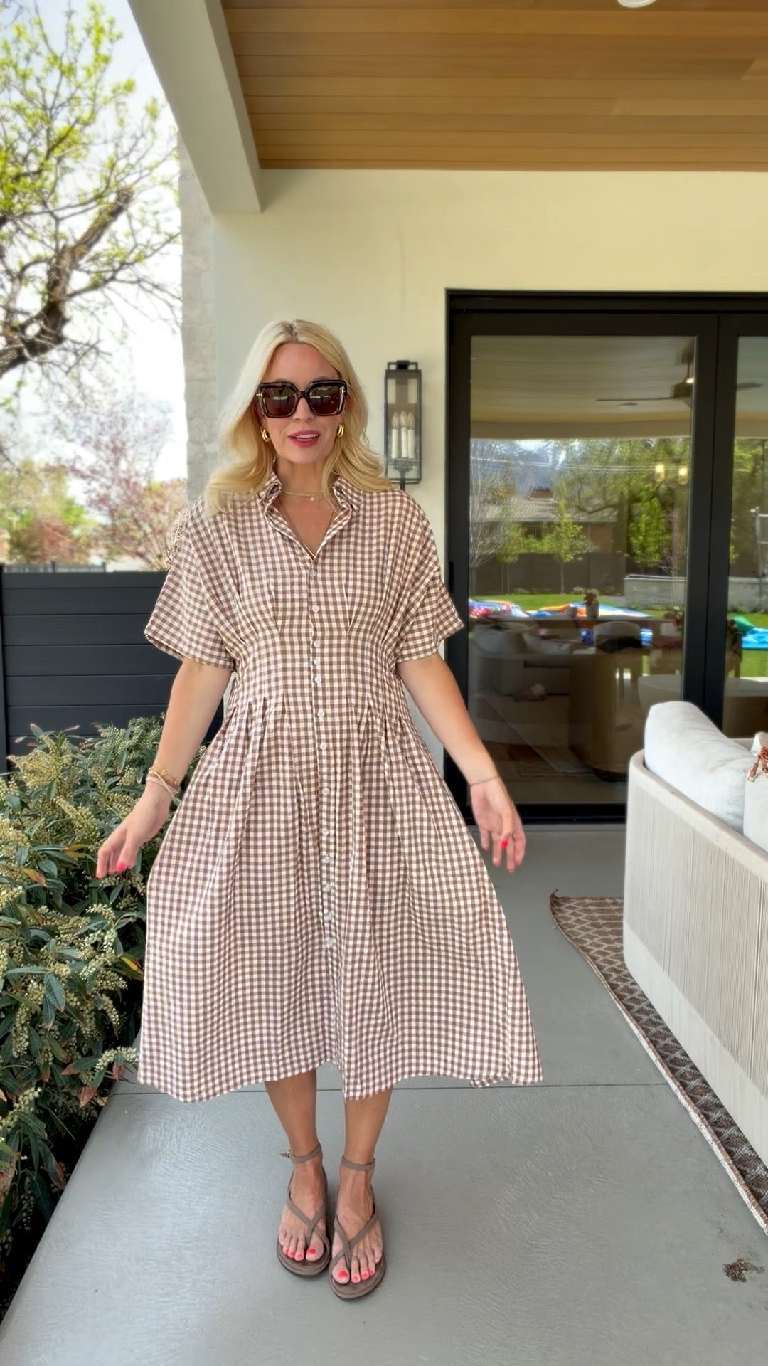 I was so excited when I saw this dress in gingham! Size M

#LTKootd #LTKmomlife #LTKgrwm