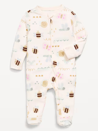 2-Way-Zip Sleep & Play Footed One-Piece for Baby | Old Navy (US)