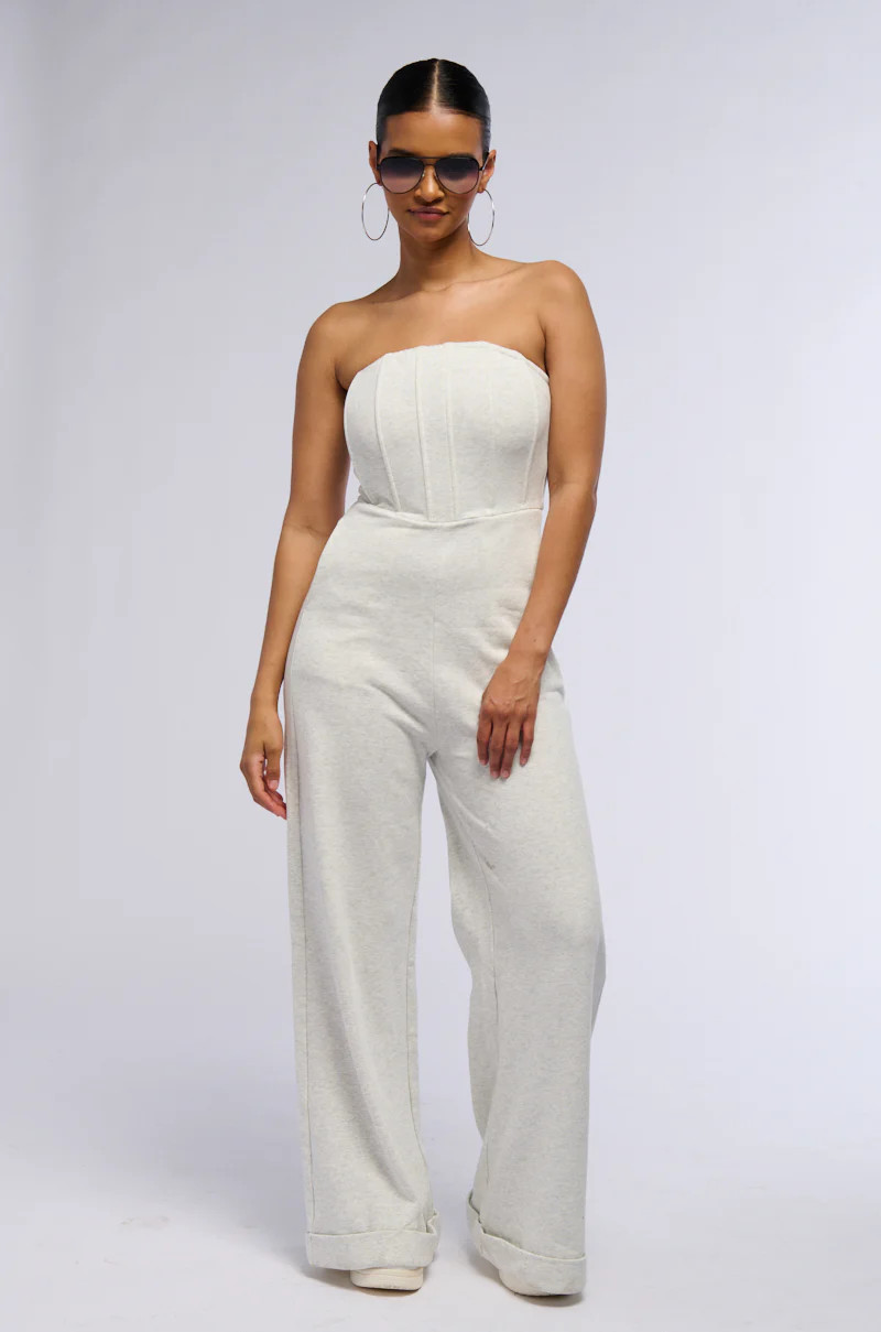 SHE'S SO CHIC FRENCH TERRY JUMPSUIT | AKIRA