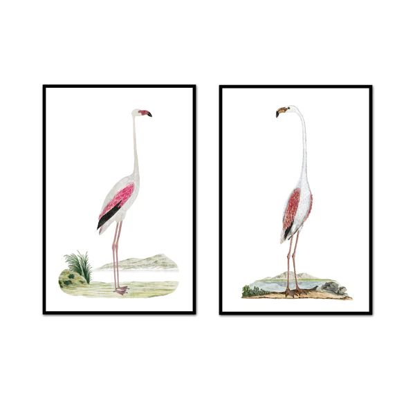 Flamingo Beauty Pair | Urban Garden Prints