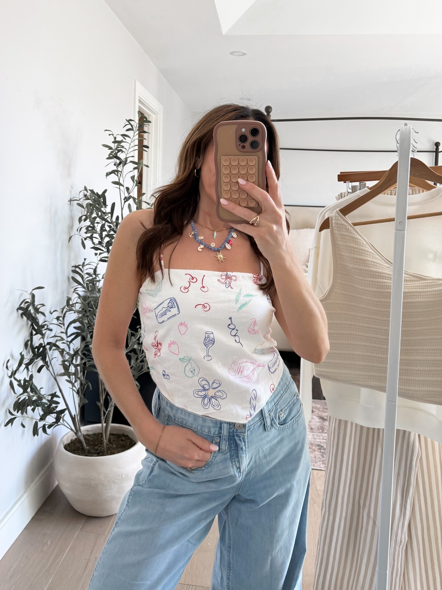 @American Eagle Outfitters the cutest bandana top! The beach denim are so comfortable 

#LTKootd #LTKSeasonal #LTKSaleAlert