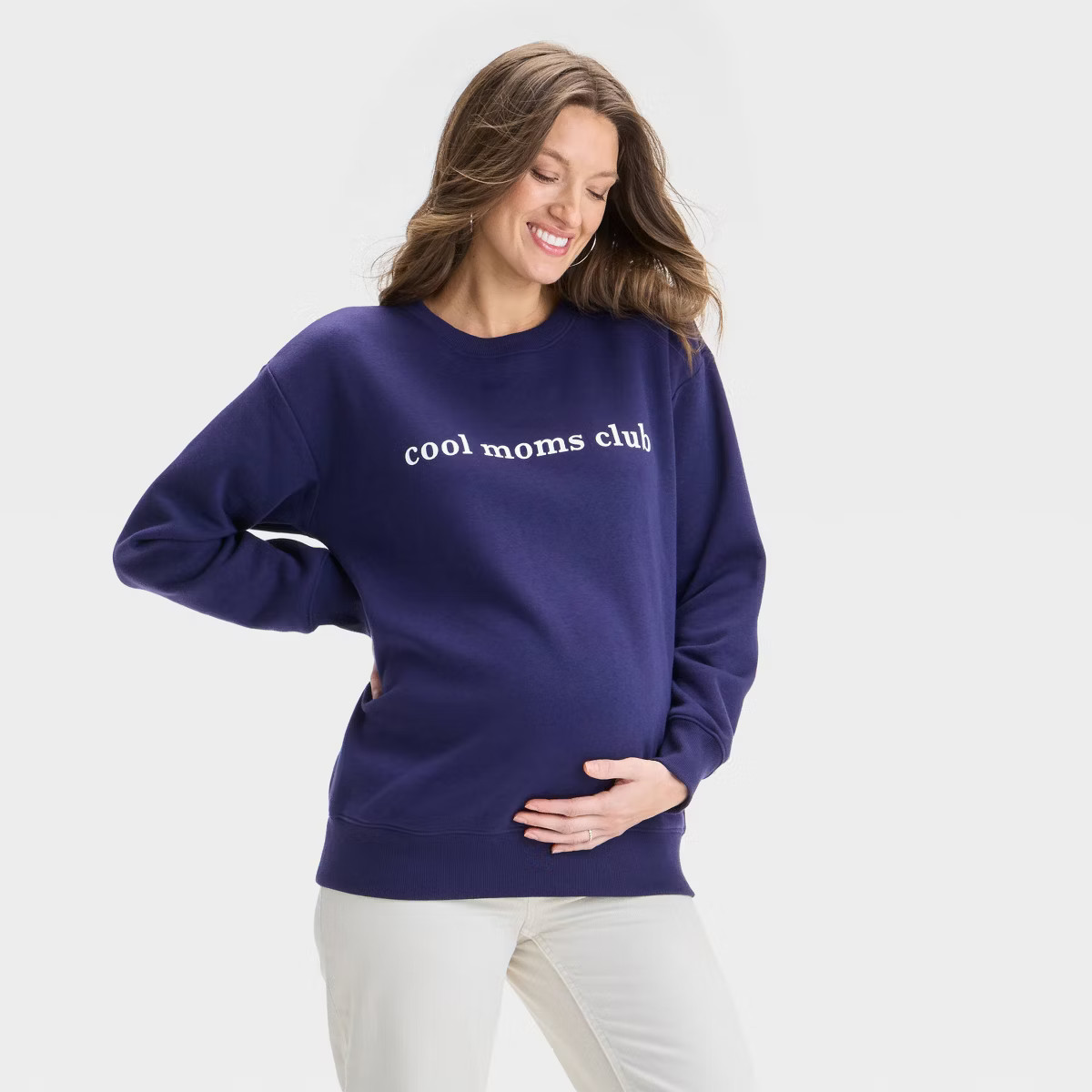 Graphic Maternity Sweatshirt - Isabel Maternity by Ingrid & Isabel™ | Target