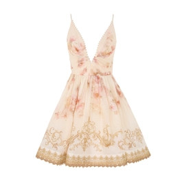 Hypnotic V Neck Mini Dress | ZIMMERMANN (US, CA, EU, MENA)