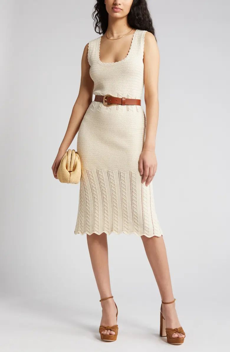 Nellis Sleeveless Cotton Sweater Dress | Nordstrom
