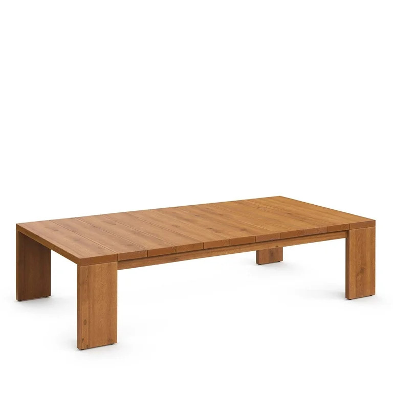 Modway Tahoe Outdoor Patio Acacia Wood Coffee Table in Natural | Walmart (US)