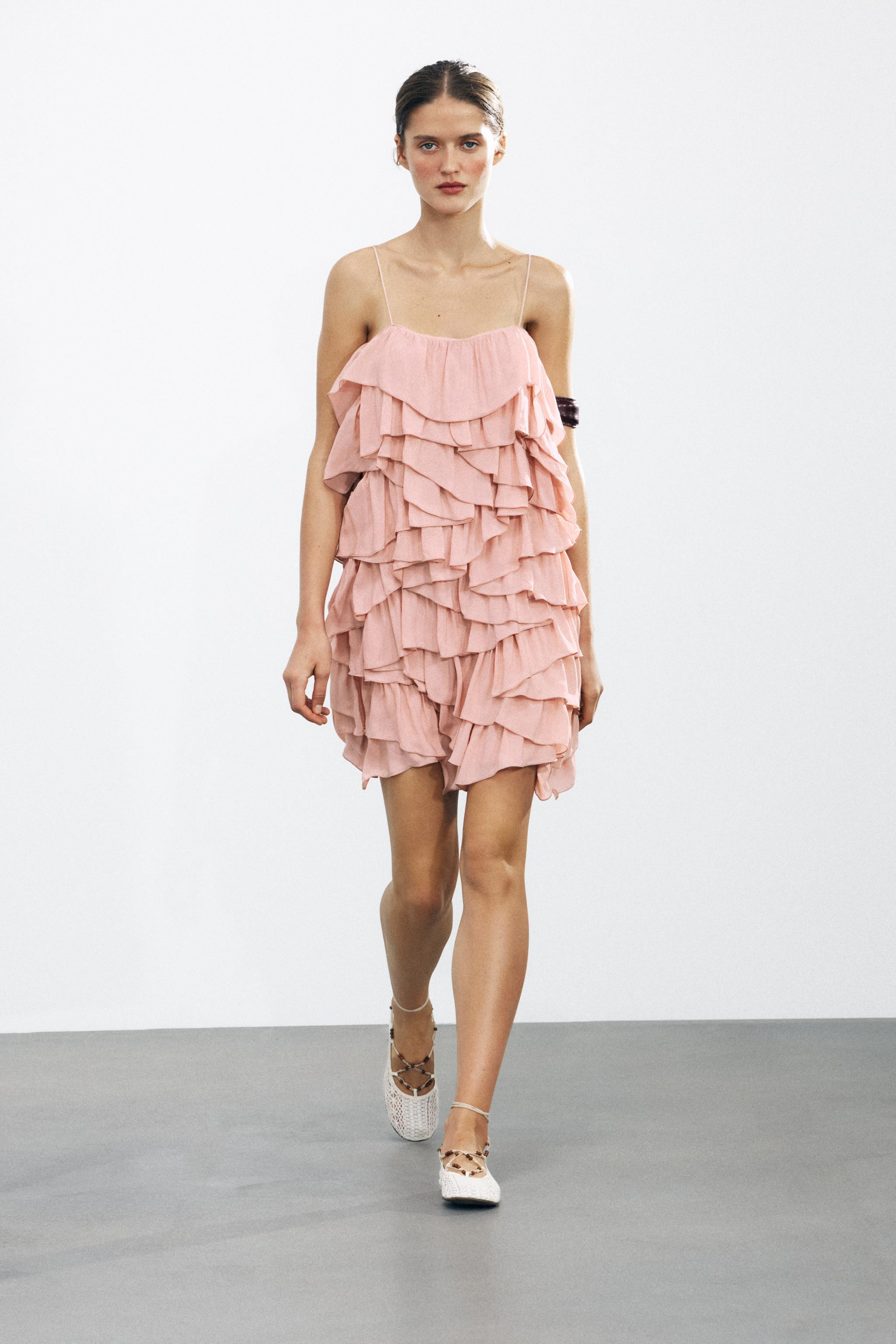 RUFFLED DRESS ZW COLLECTION | Zara US