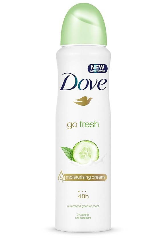 Dove Go Fresh Cucumber Aerosol Anti-Perspirant Deodorant 250 ml | Amazon (US)