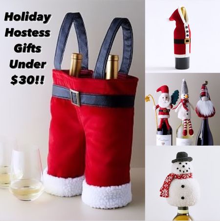 Perfect way to say thank you to your holiday host or hostess!

Pottery Barn wine toppers and santa pants wine tote!

#Christmas #HostessGift #Host #Wine #ChristmasGift #Santa #PotteryBarn

#LTKGiftGuide #LTKHoliday #LTKSeasonal