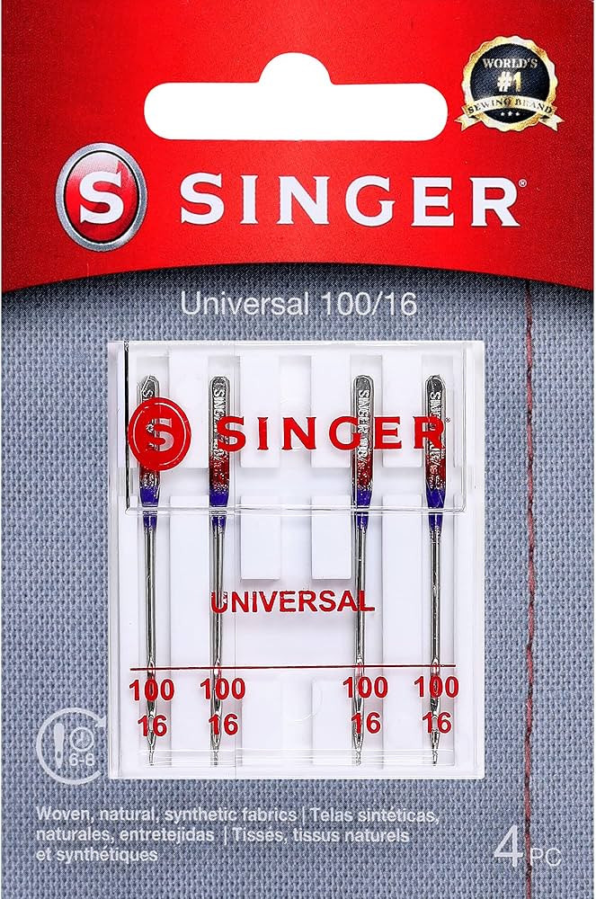 SINGER 04741 Regular Point Needles, Size 100/16, 5 Count | Amazon (US)