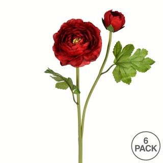 Red Ranunculus Spray, 6ct. | Michaels Stores