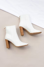 Feign Boot - White Croc | Petal & Pup (US)
