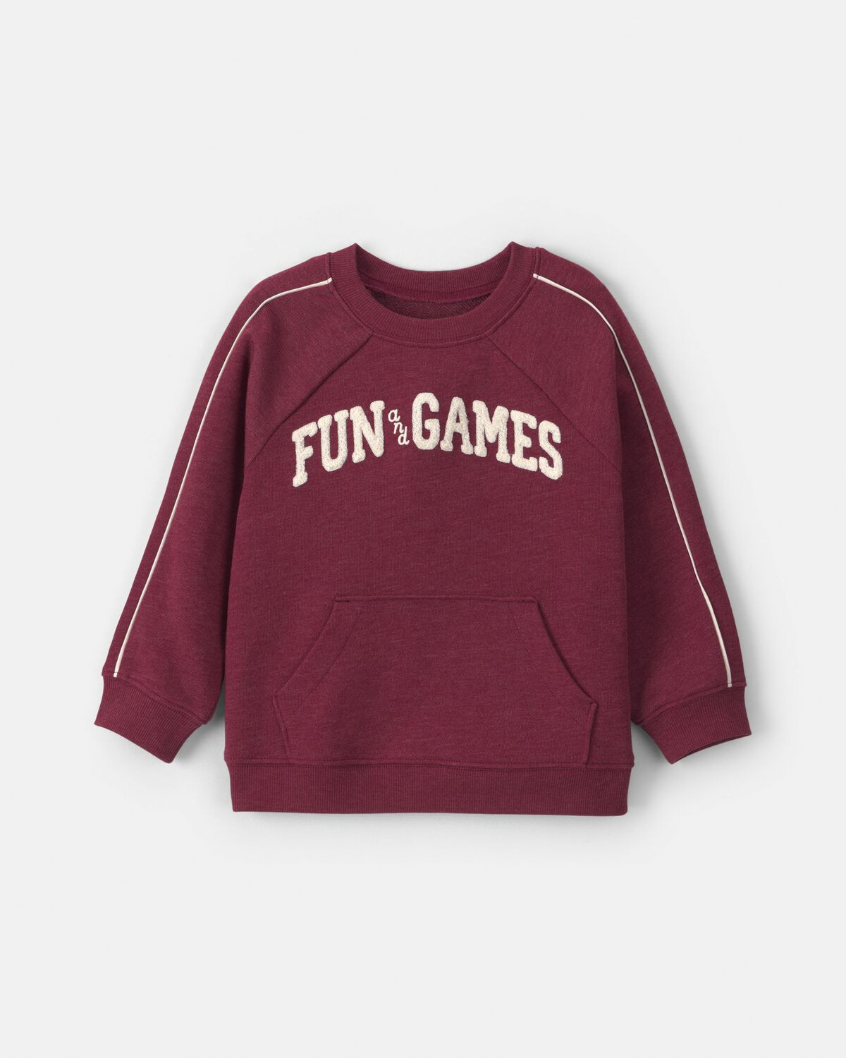 Toddler Boy 'Fun & Games' Pullover Sweatshirt - Burgundy | Carter's Inc