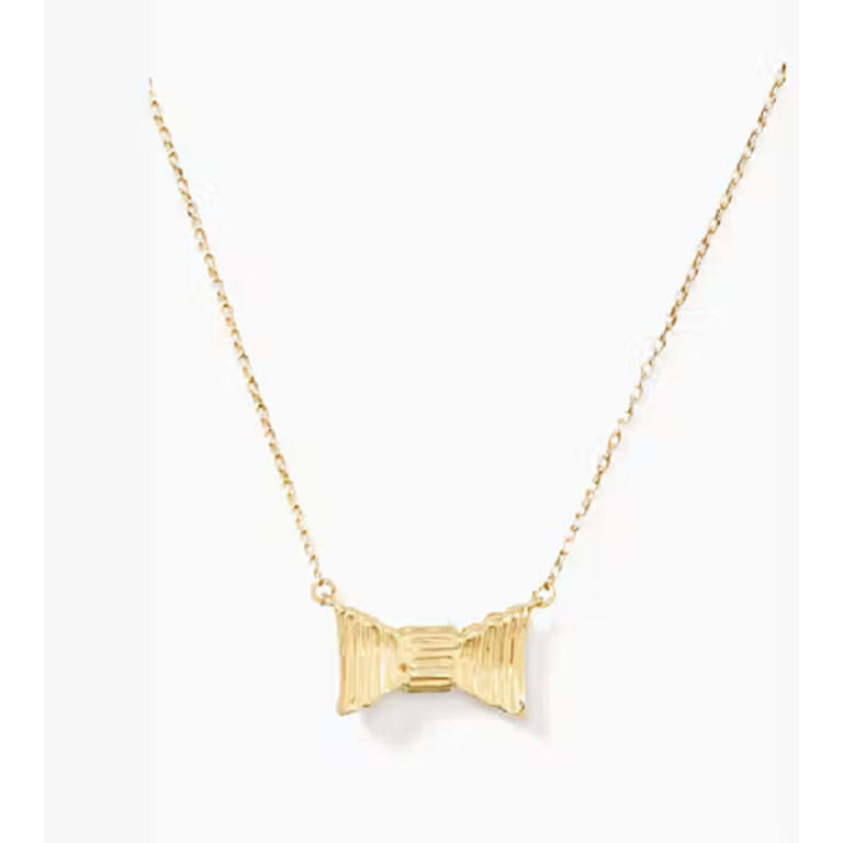 Kate Spade Necklace All Wrapped Up Mini Bow Pendant Gold Women Jewelry Gift | Walmart (US)