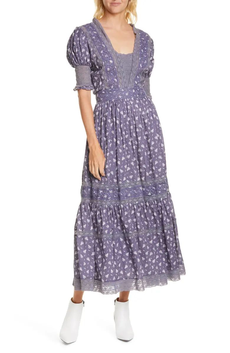 Ayla Floral Puff Sleeve Dress | Nordstrom