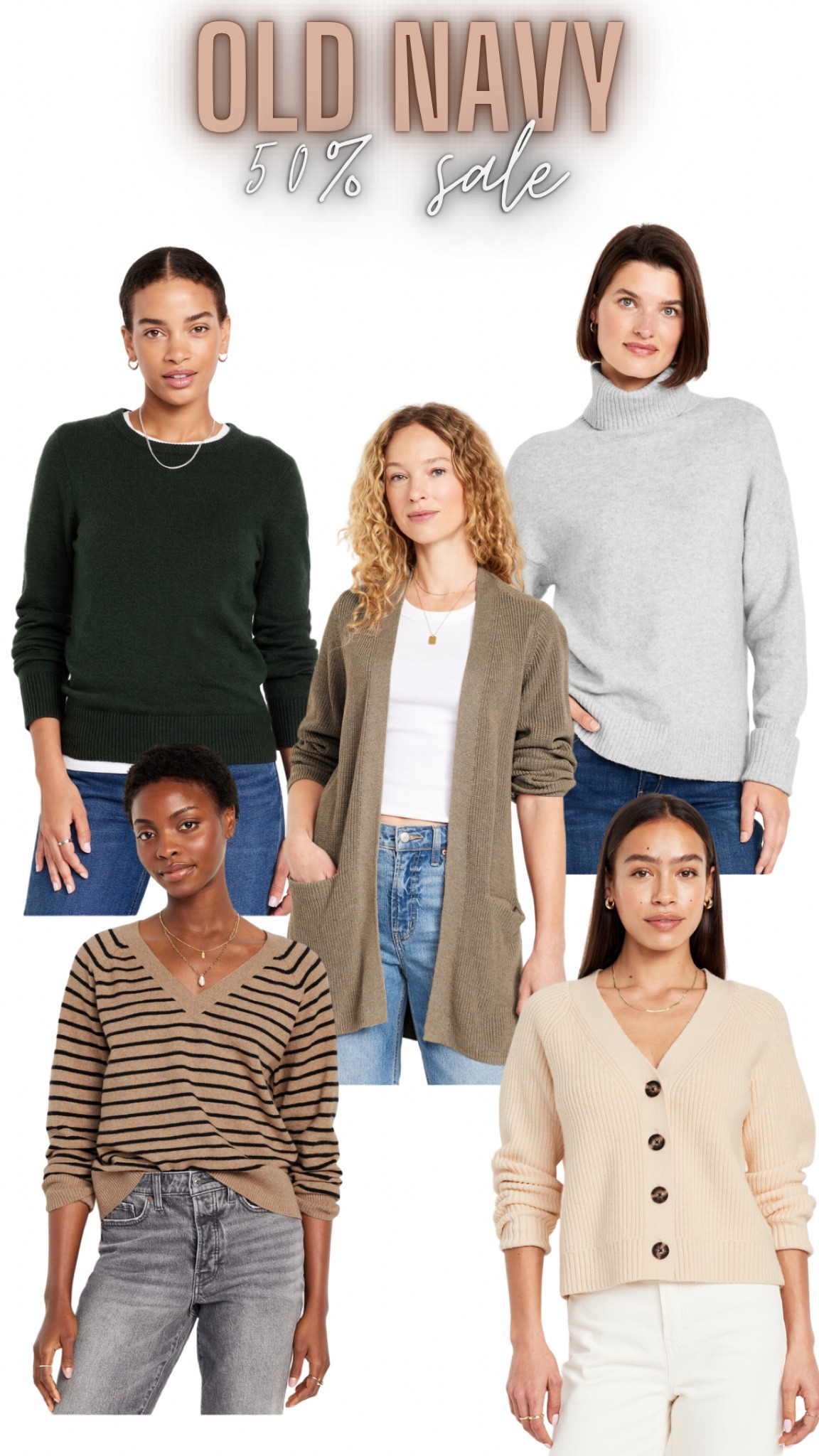 ON sweaters are 50% off! 

#LTKSaleAlert #LTKFallSale #LTKSeasonal