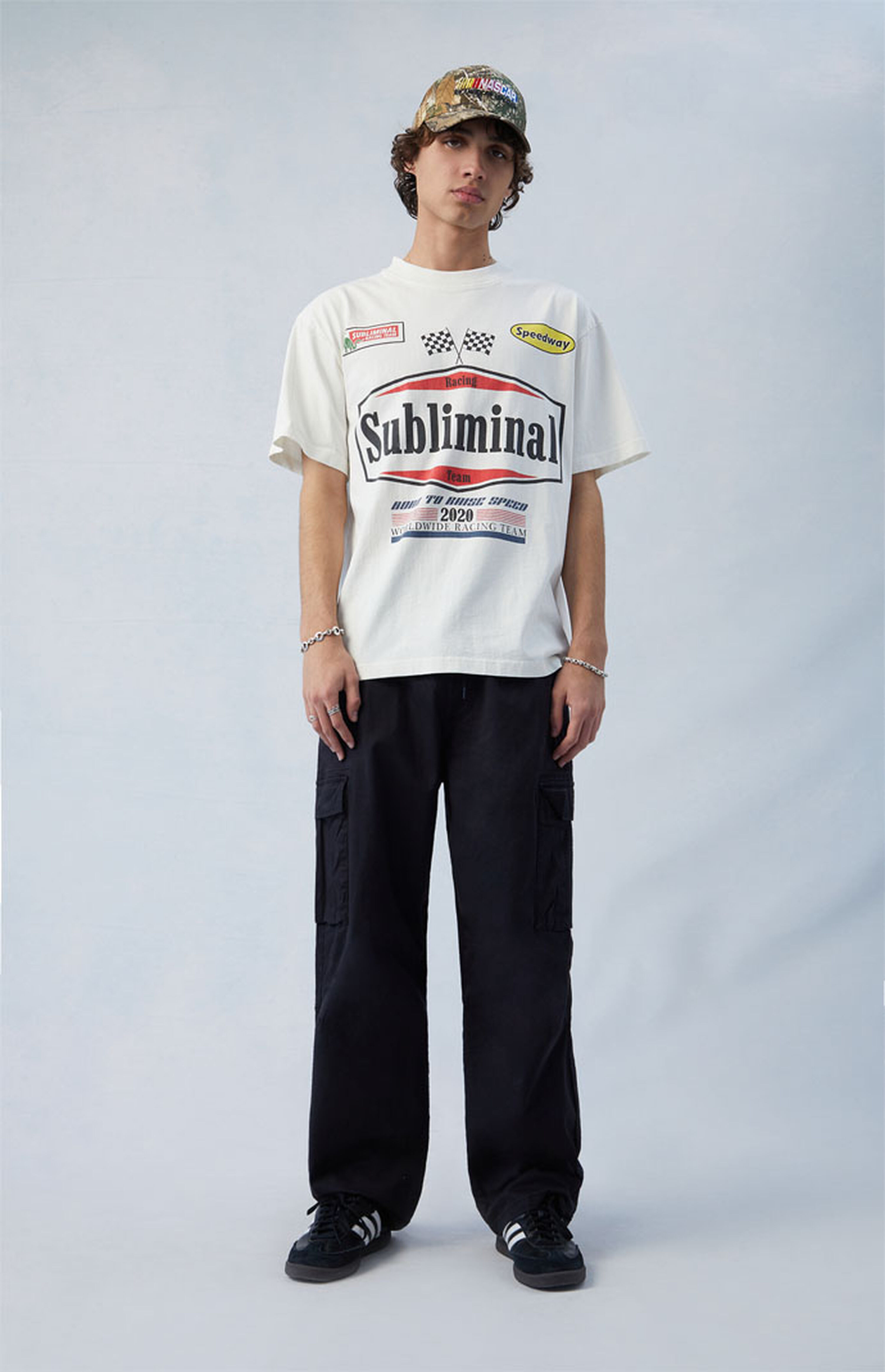 PacSun Stretch Canvas Black Baggy Cargo Pants | PacSun