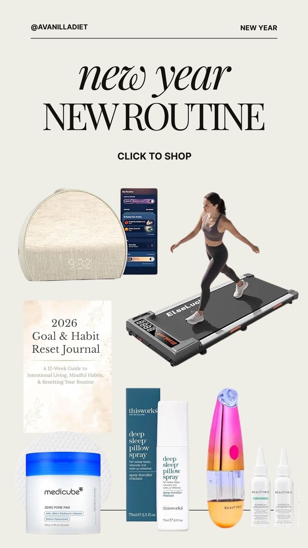 New Year, New Routine ✨
Fresh habits, wellness upgrades, and simple resets to start the year feeling your best 💫

#newyearroutine #wellnessgoals #healthyhabits #selfcareera #newyearreset #wellnessfavorites #lifestyleedit #amazonfinds #ltkwellness

#LTKBeauty #LTKfitnessgoals #LTKActive