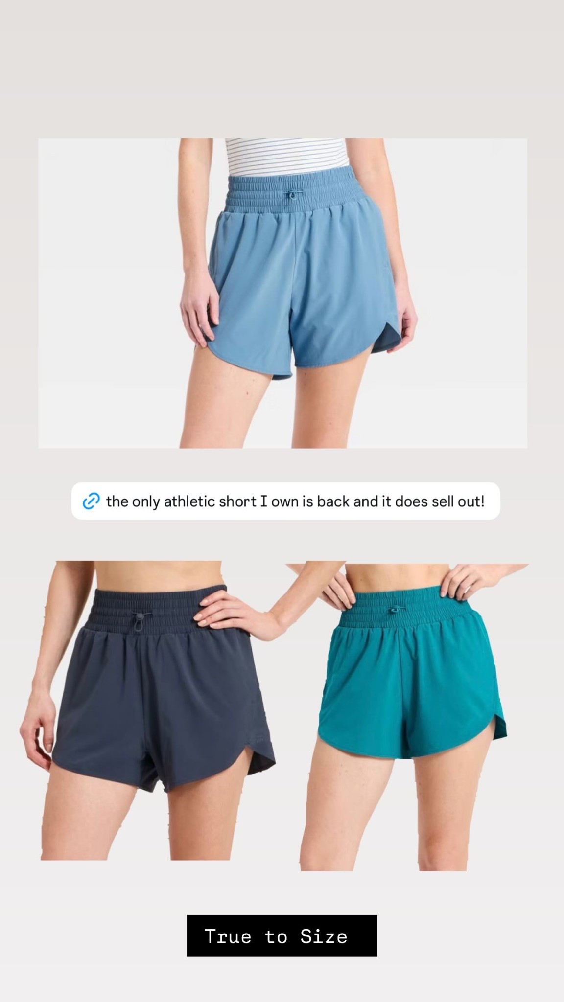 True to Size/ I wear a small! 