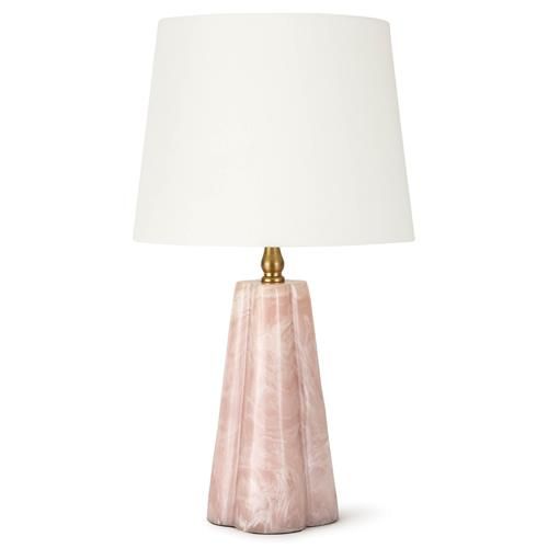 Regina Andrew Joelle Hollywood Regency Rose Resin Mini Table Lamp | Kathy Kuo Home