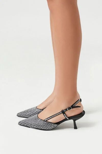 Rhinestone Pointed-Toe Heels | Forever 21 | Forever 21 (US)