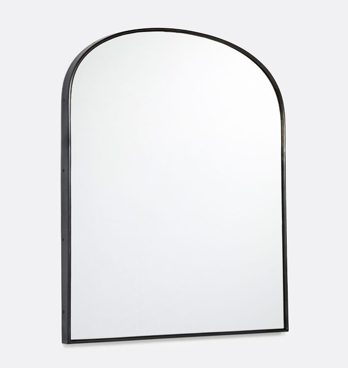 Arched Wide Metal Frame Mirror | Rejuvenation