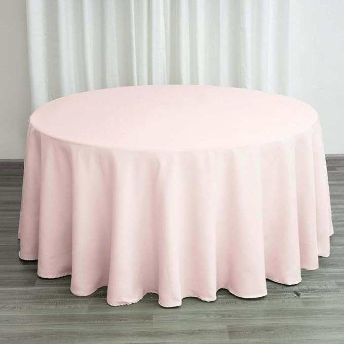 Efavormart Round Tablecloth, 120 Inch Stain & Wrinkle Resistant Washable Table Cloth, Decorative ... | Amazon (US)