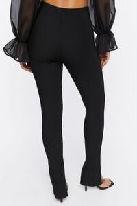 High-Rise Split Slim-Fit Pants | Forever 21 | Forever 21 (US)